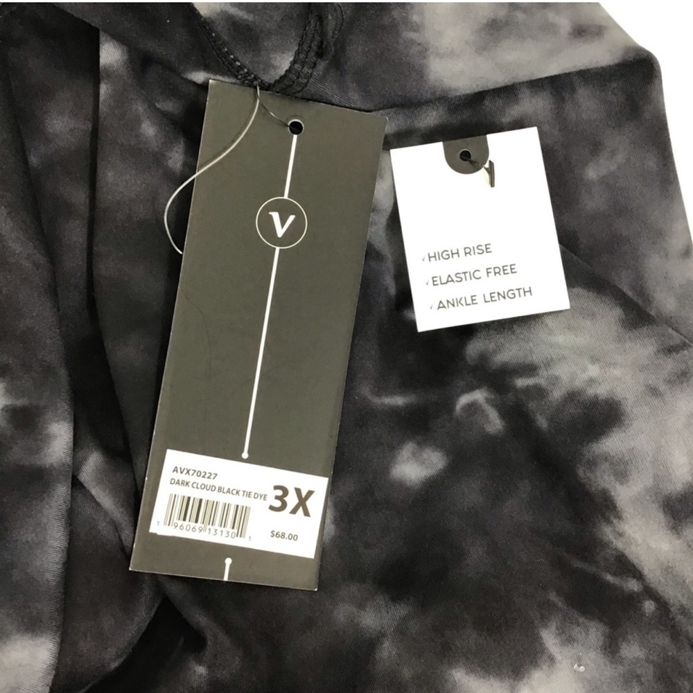 VELOCITY High Rise Tie Dye Leggings 3X - Picture 5 of 9